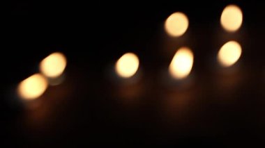 Yanan Mumlar Işık Bokeh