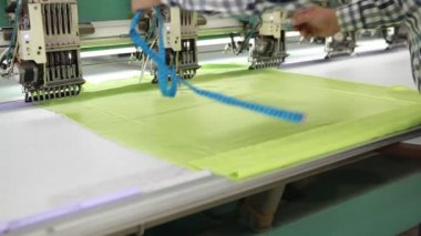 Dikiş Makinesi Tekstil Fabrikası Kumaşı