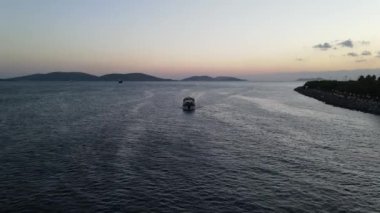 Feribot deniz manzarası