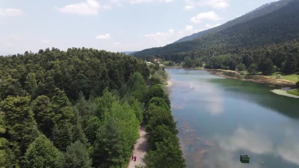 Naturel National Lake Park Aerial View — Stock Video