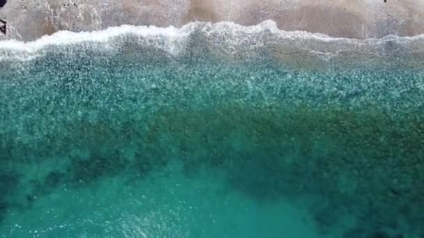 Aereo drone mare onde oceaniche — Video Stock