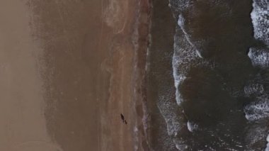 Hava aracı deniz dalgaları plajı