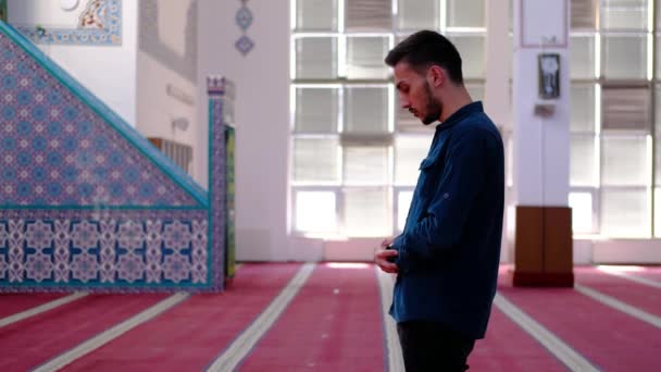 穆斯林祈祷清真寺 — 图库视频影像