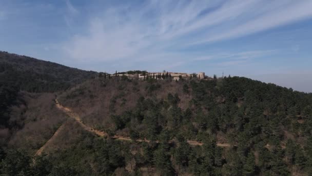 Aérien médiéval byzance ruine historique — Video