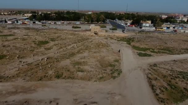 Historisches Harran aus der Luft — Stockvideo