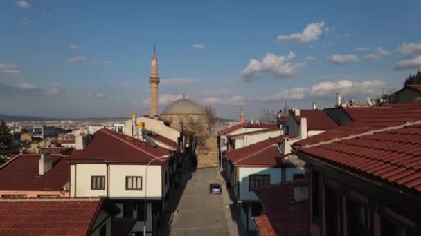 Вид з повітря Історична мечеть — стокове відео