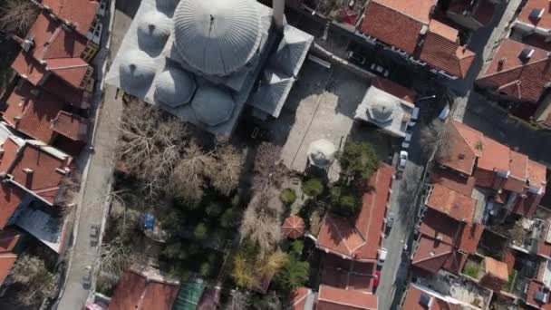 Мечеть с видом на небо — стоковое видео