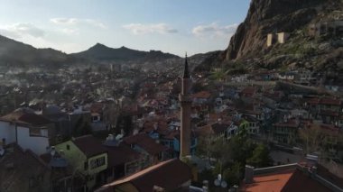 Müslüman cami şehri gün batımı 