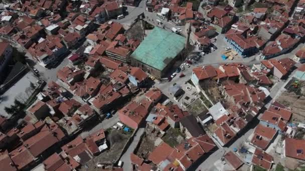 Ottoman Afyon vue sur la ville mosquée historique — Video