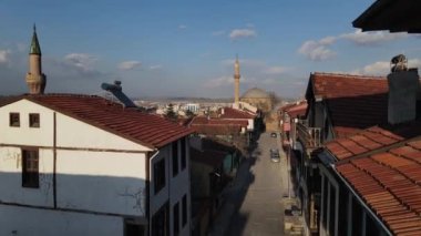 Hava aracı evlerinin çatıları kentsel şehir modelleri