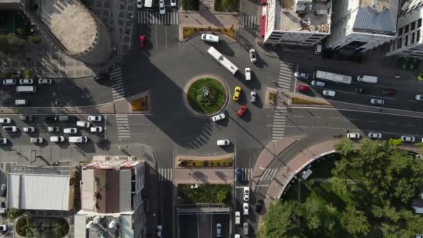 交通車両高速道路ドローン風景 — ストック動画