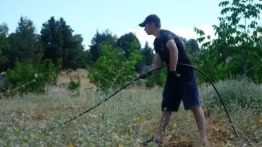 Genç çiftçi koleksiyonu damlayan pipo