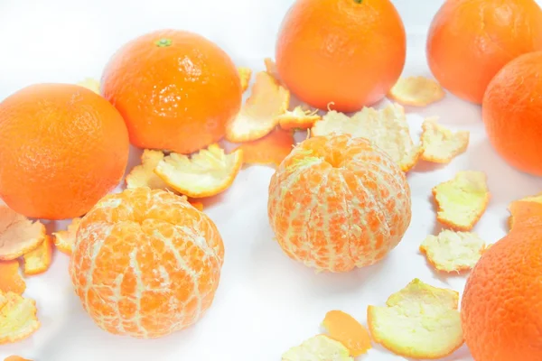 Organic mandarin (tangerines) — Stock Photo, Image