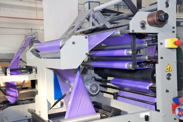 Machine voor de productie van polyethyleen — Stockfoto
