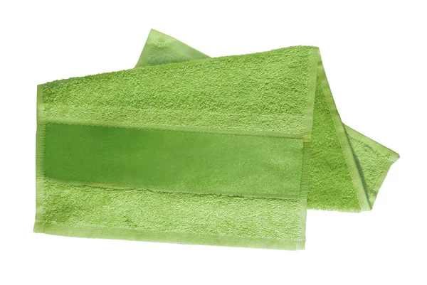 Grünes Handtuch Für Gesicht Und Hände Mit Klebeband — Stockfoto