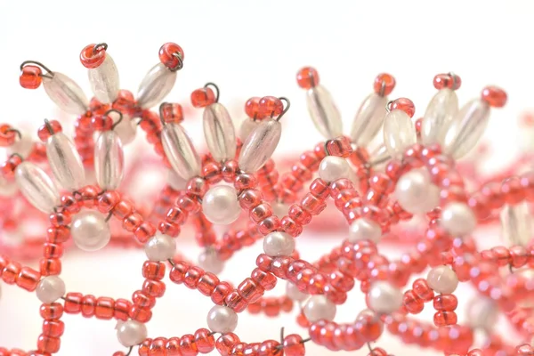 Red beads — Stock Photo, Image