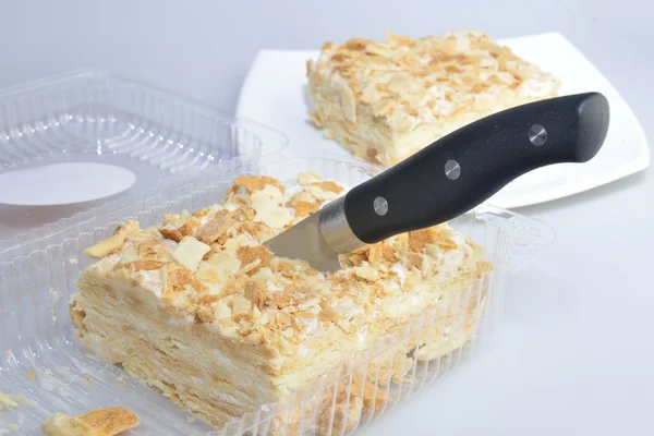 Cutting cake — Stock Photo, Image