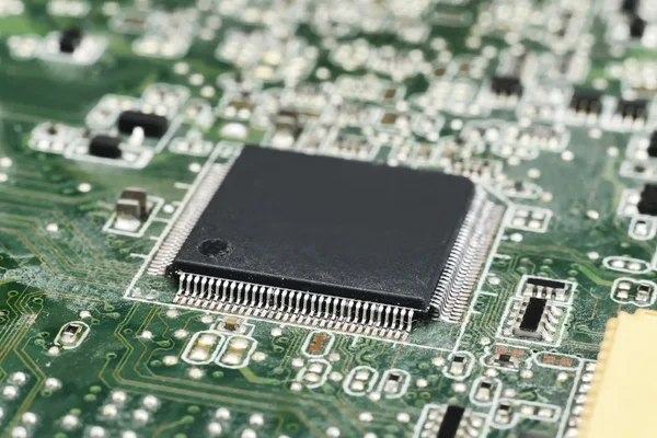 Chip on motherboard — Stock Photo, Image