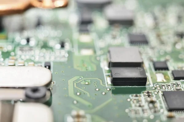 Heldere computer hardware achtergrond — Stockfoto