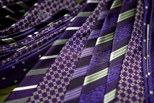 Cravatte da uomo viola — Foto Stock