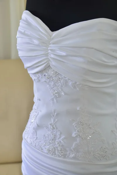 Costura vestido de noiva — Fotografia de Stock