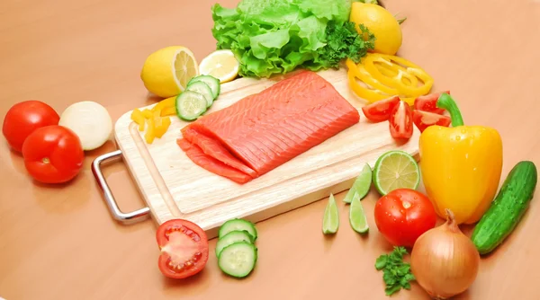 Cooking in the kitchen — Stock Photo, Image