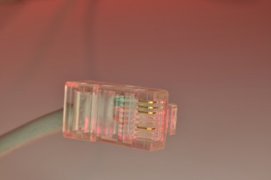 8p8c modüler konnektör (rj45) plug-ethernet kablo  