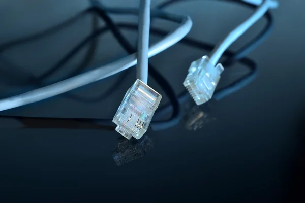 Połączenie lan Ethernet — Zdjęcie stockowe