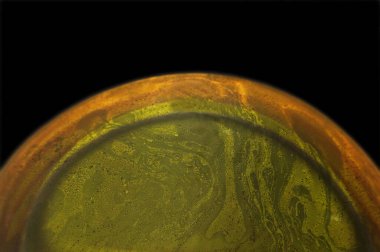 Duvar kağıtları için peyzaj biçiminde sabun köpüğü.