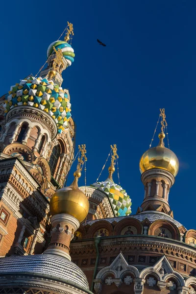 Catedral de Nuestro Salvador sobre la Sangre derramada en San Petersburgo — Foto de Stock