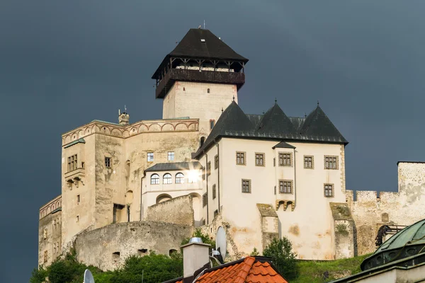 The medieval castle of the city of Trencin in Slovakia — Stock Photo, Image