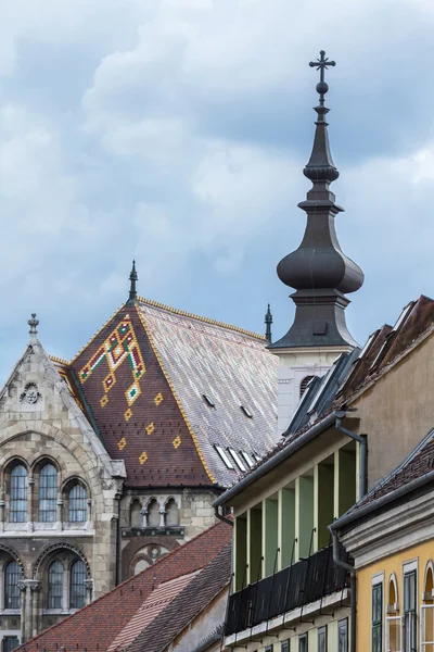 Matthias Church v Budapešti, Maďarsko v centru Budína zámek — Stock fotografie
