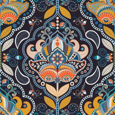 desenli renkli seamless modeli