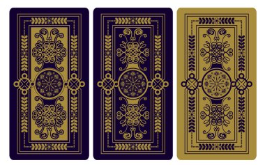 Vektör çizim Tarot kartları için