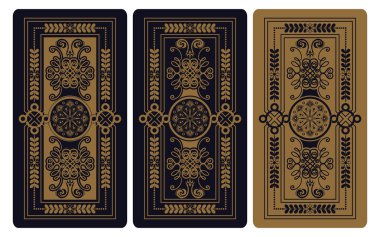 Vektör çizim Tarot kartları için