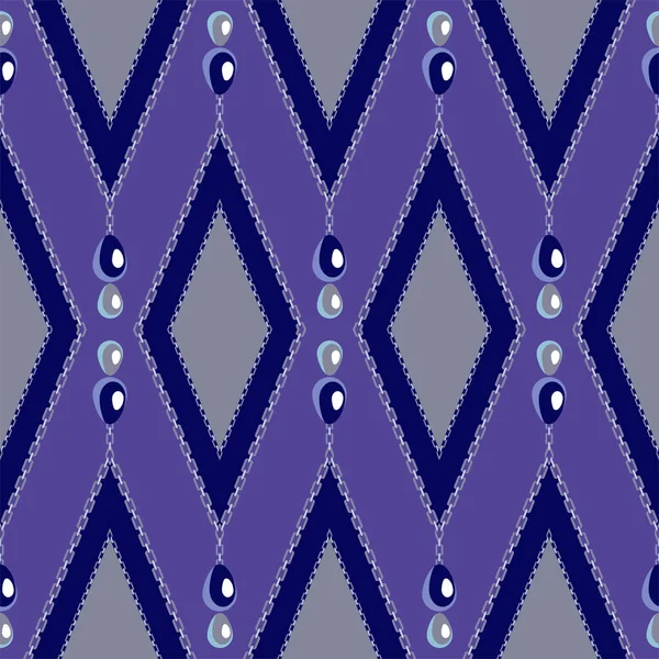 Geometrische Naadloze Patroon Met Perls Rhombus — Stockfoto