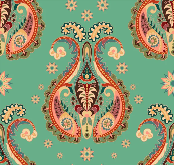 Dekoratif desenli duvar kağıdı. Tekstil, duvar kağıdı, ağ, baskı, kağıt, arkaplan, arkaplan tasarımı. Hindistan desenli arka plan. Arap süs arkaplanı. Vektör ortamı.