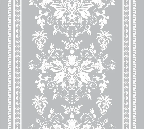 Patrón Sin Costuras Paisley Azul Papel Pintado Floral Ligero Fondo — Vector de stock