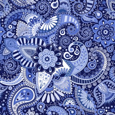 Paisley pürüzsüz desen