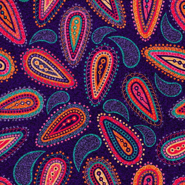 Modèle sans couture Paisley — Image vectorielle