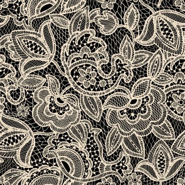Lace seamless pattern clipart