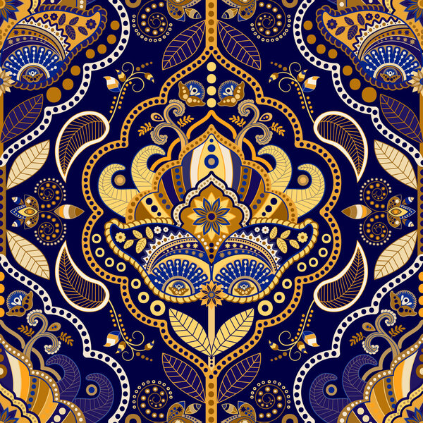 Paisley seamless pattern