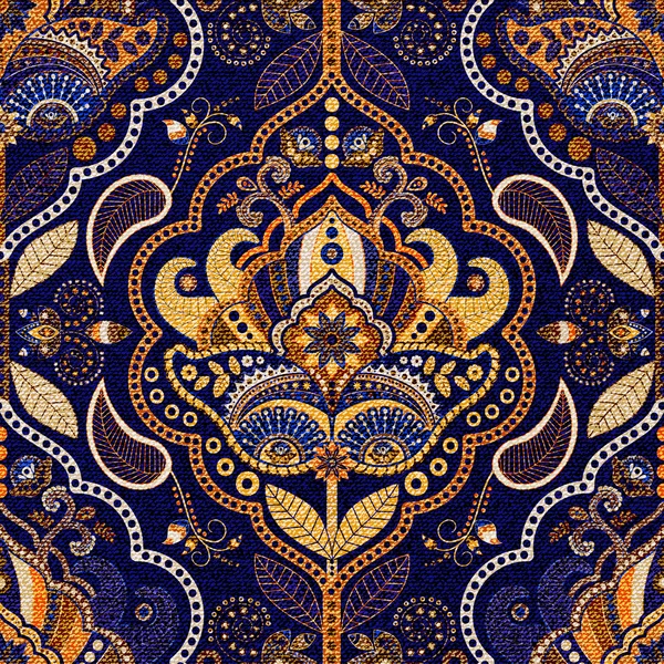 Patrón sin costura Paisley — Vector de stock