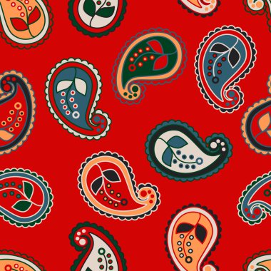 Paisley pürüzsüz desen