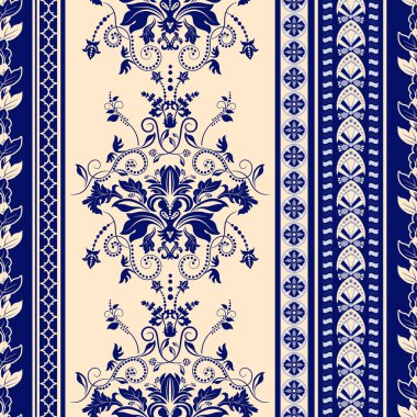 vektörsüz damaske deseni