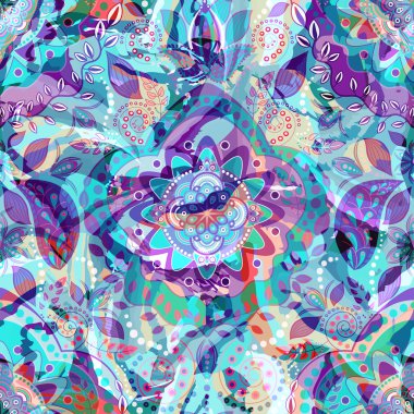 Renkli seamless modeli. Soyut briht duvar kağıdı