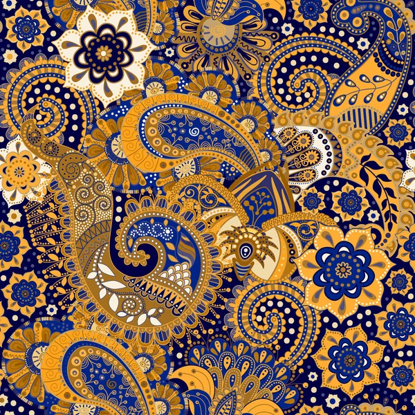 Modèle sans couture Paisley — Image vectorielle