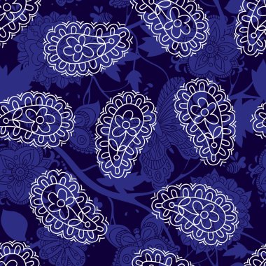 Paisley pürüzsüz desen
