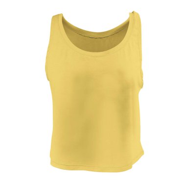 Kolsuz bluz tasarımınızı bu Ön Görünüm Kadın Kısa Tank Üst Model Başlığı ile Birincil Gül Rengi ile tanıtın.