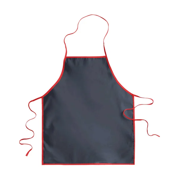 Advertise Your Brand Simple Apron Mockup Dark Sapphire Color Simple — Stock Photo, Image